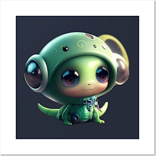 Cute Alien Posters and Art